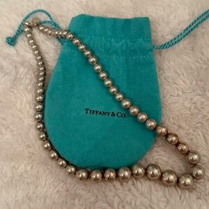Authentic Tiffany & Co HardWear Graduated Bead Ball Necklace